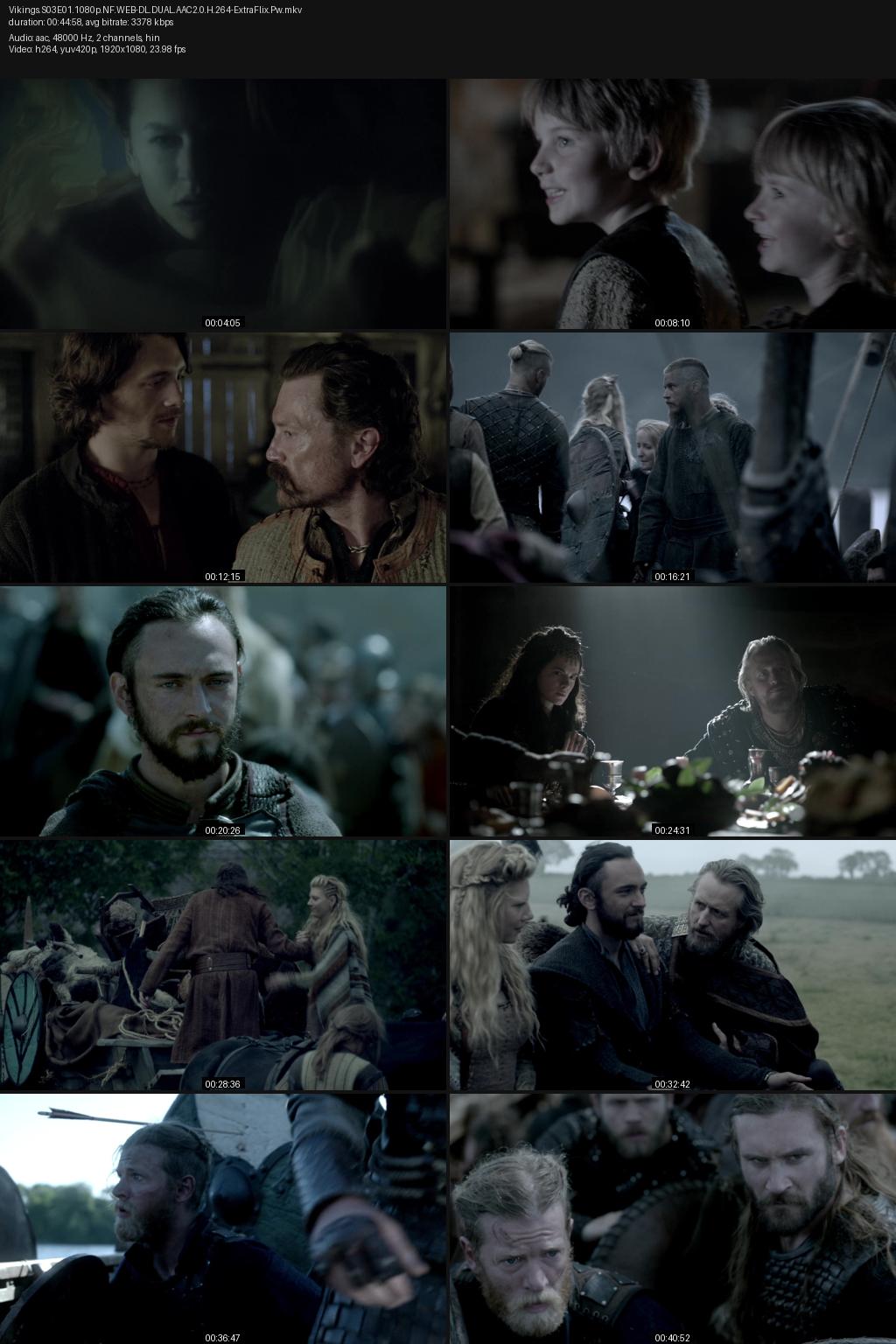 Vikings Season 3 (2015) [Hindi-English] 1080p 720p 480p Netflix WEB-DL ESubs Screenshots