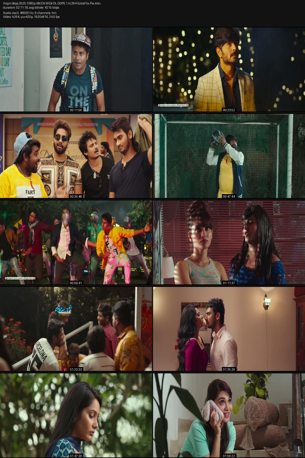 Virgin Boys (2025) [Hindi-Telugu] 1080p 720p 480p Amazon WEB-DL ESub Screenshots