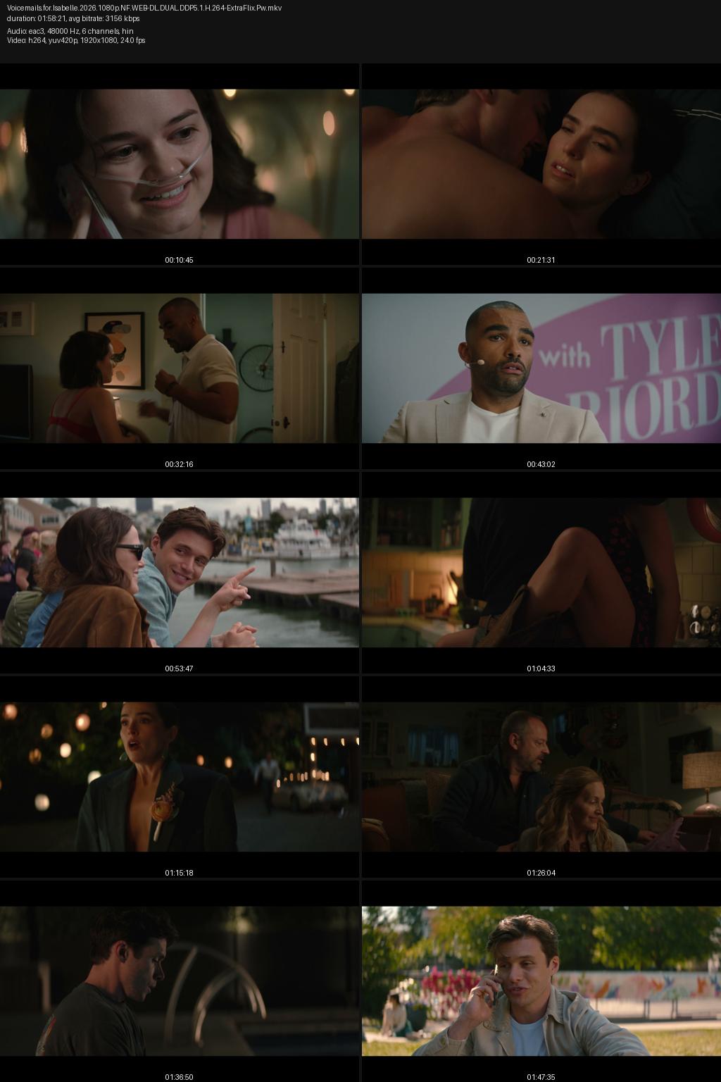 Voicemails for Isabelle (2026) [Hindi-English] 4K 2160p 1080p 720p 480p Netflix WEB-DL ESubs Screenshots