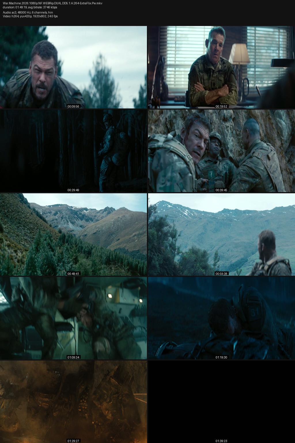 War Machine (2026) [Hindi-English] 4K 2160p 1080p 720p 480p Netflix WEBRip ESubs Screenshots