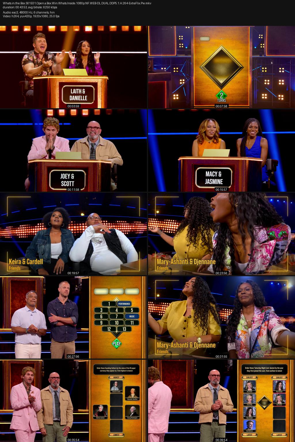 What’s in the Box? Season 1 (2025) [Hindi-English] 1080p 720p 480p Netflix WEB-DL ESubs Screenshots