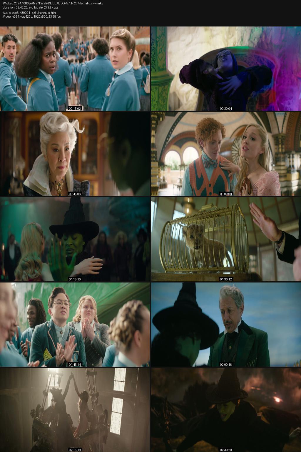 Wicked: Part 1 (2024) [Hindi-English] 4K 2160p 1080p 720p 480p Amazon WEB-DL ESub Screenshots