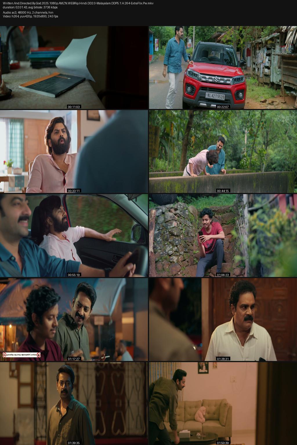 Written & Directed by God (2025) [Hindi-Malayalam] UNCUT 4K 1080p 720p 480p Amazon WEBRip ESub Screenshots
