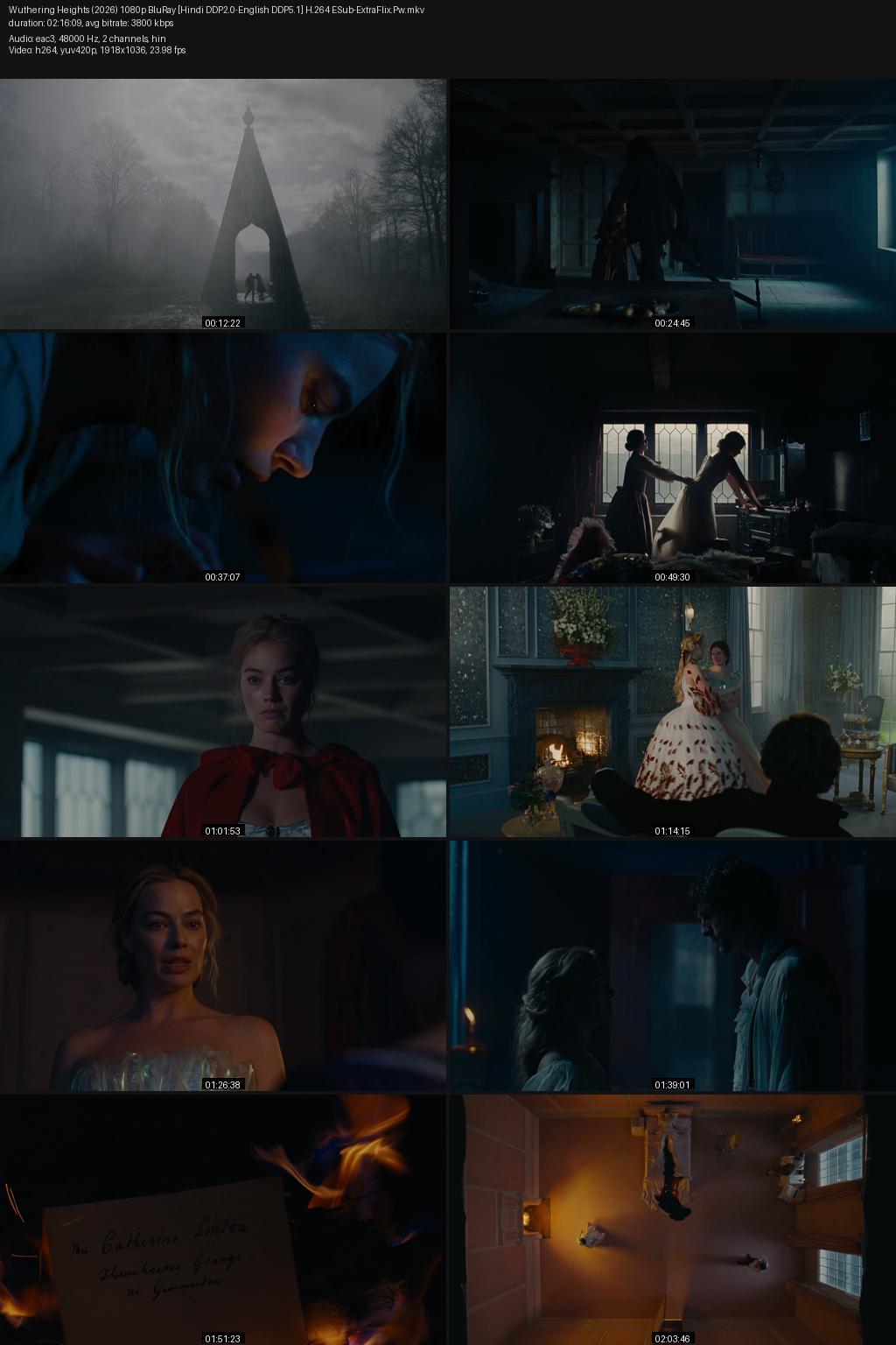 Wuthering Heights (2026) [Hindi-English] 4K 2160p 1080p 720p 480p BluRay ESub Screenshots