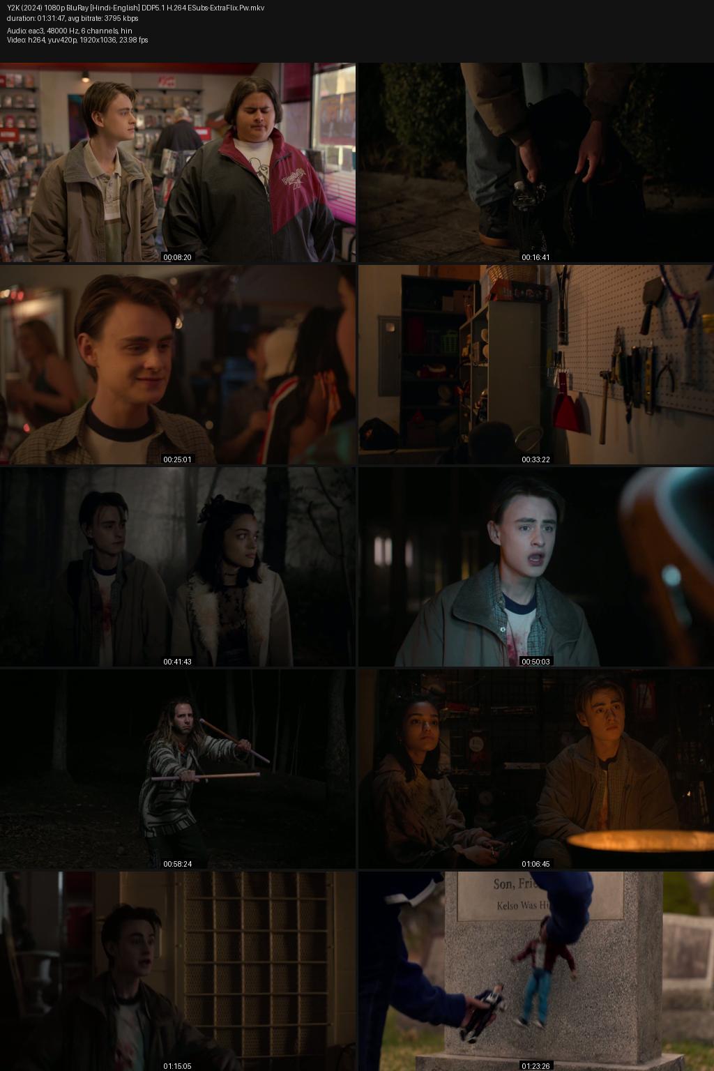 Y2K (2024) [Hindi-English] 1080p 720p 480p BluRay ESubs Screenshots