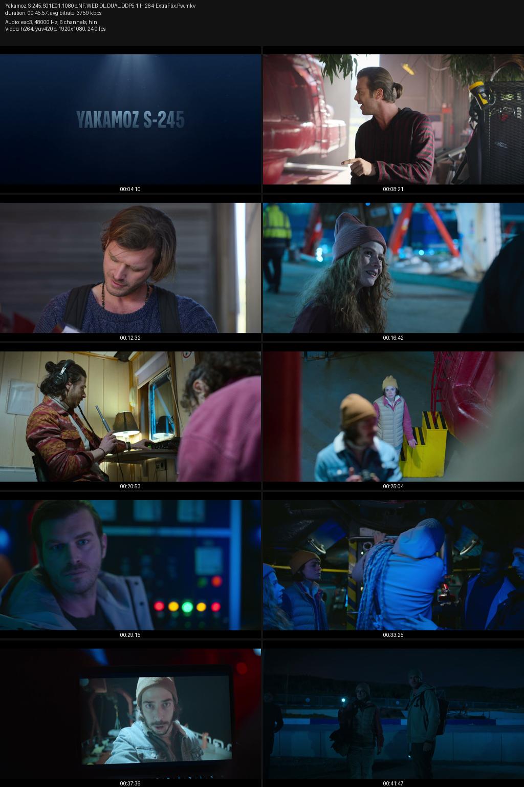 Yakamoz S-245 Season 1 (2022) [Hindi-Turkish] 1080p 720p 480p Netflix WEB-DL ESubs Screenshots