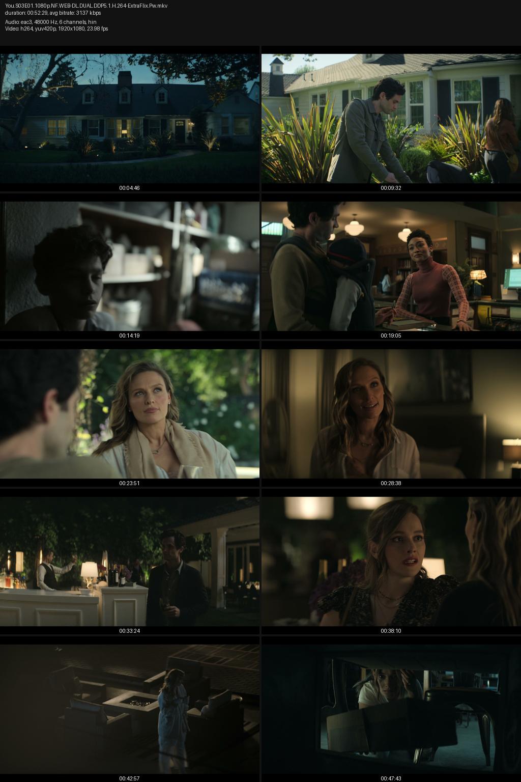 You Season 3 (2021) [Hindi-English] 1080p 720p 480p Netflix WEB-DL ESubs Screenshots