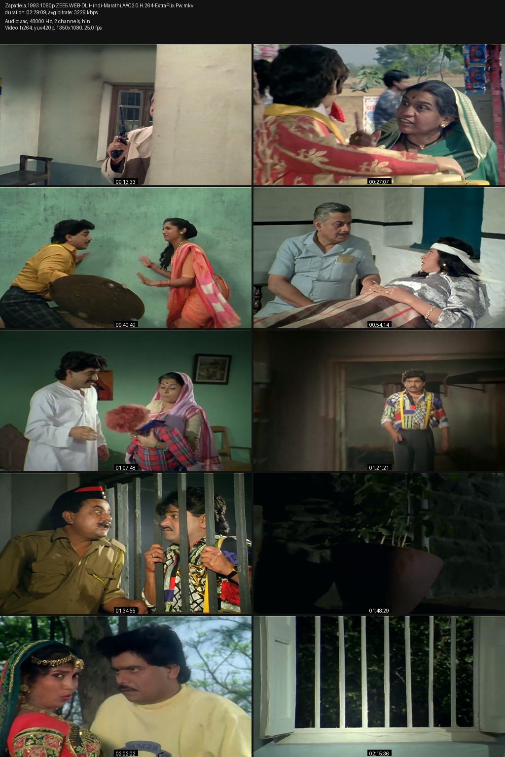 Zapatlela (1993) [Hindi-Marathi] 1080p 720p 480p ZEE5 WEB-DL ESub Screenshots