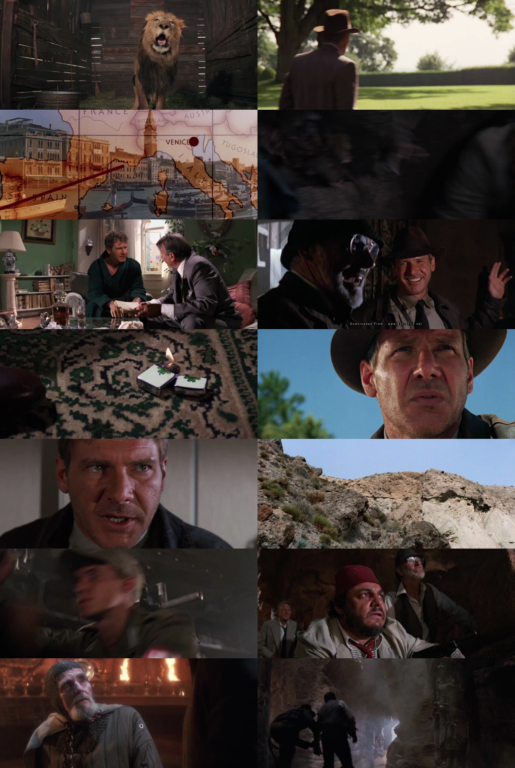 Indiana Jones and the Last Crusade (1989) 1080p | 720p | 480p BluRay [Hindi (हिन्दी) + English] DD5.1 ESub Screenshots