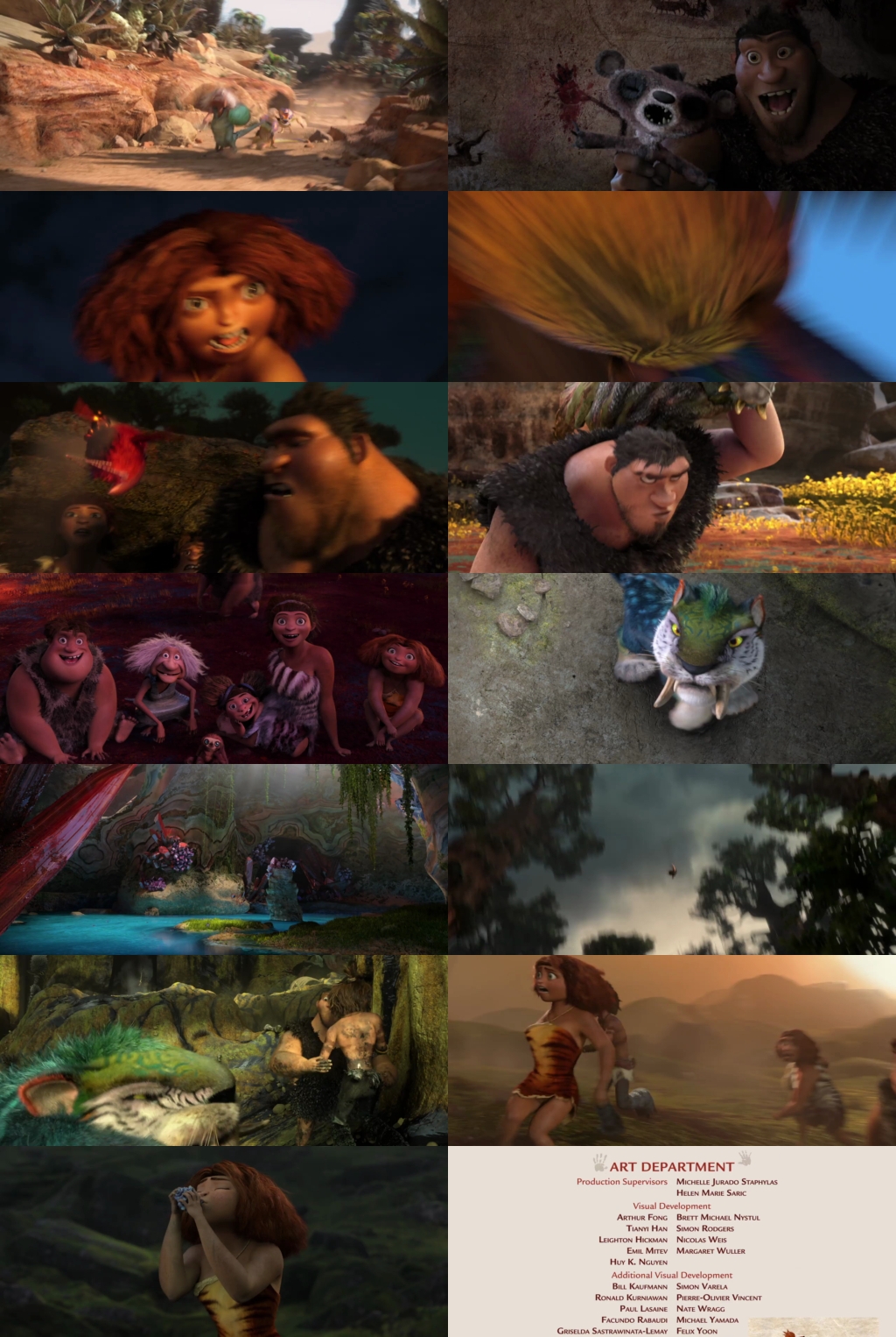 The Croods (2013) 1080p | 720p | 480p BluRay [Hindi (हिन्दी) + English] DD5.1 ESub Screenshots