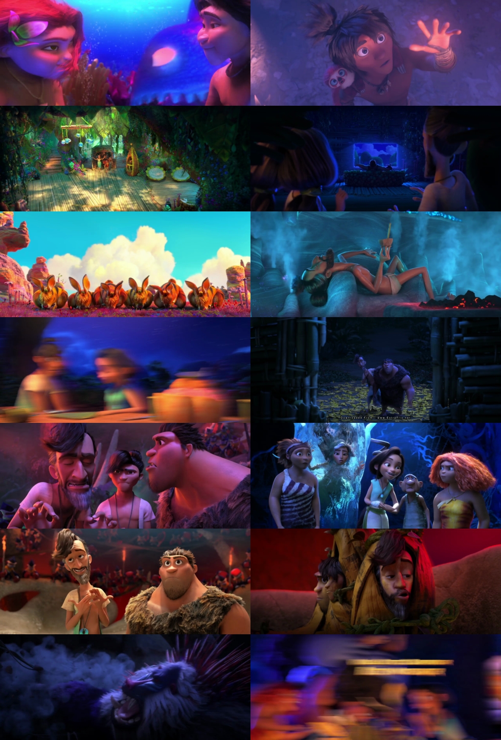 The Croods: A New Age (2020) 1080p | 720p | 480p BluRay [Hindi (हिन्दी) + English] DD5.1 ESub Screenshots