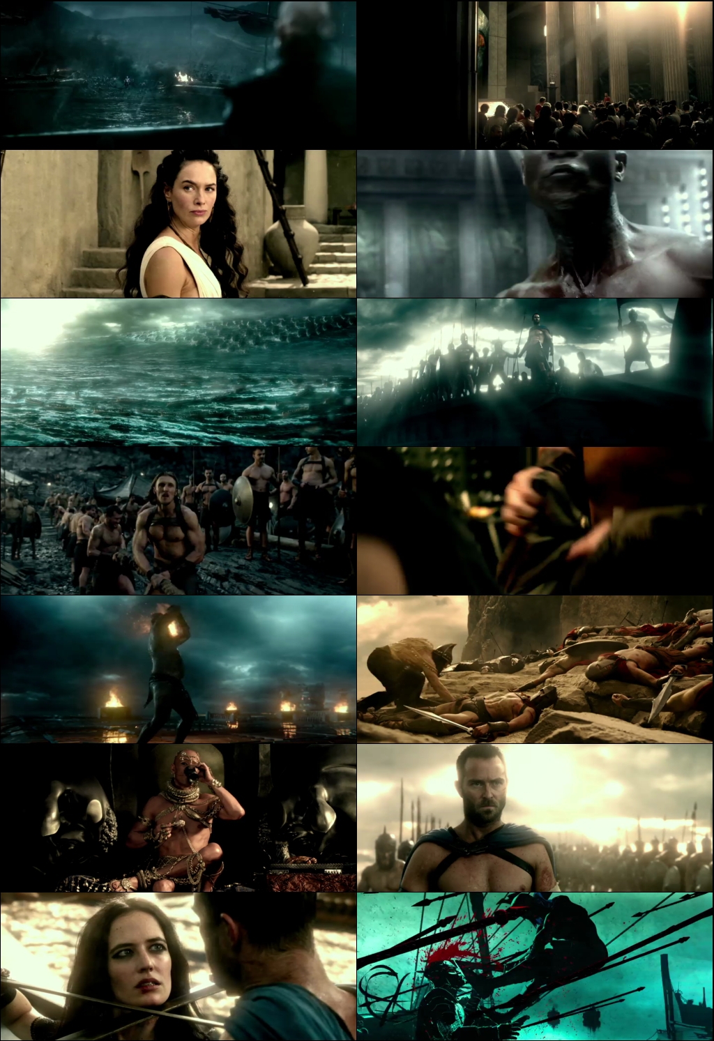 300: Rise of an Empire (2014) 1080p | 720p | 480p BluRay [Hindi (हिन्दी) + English] DD5.1 ESub Screenshots