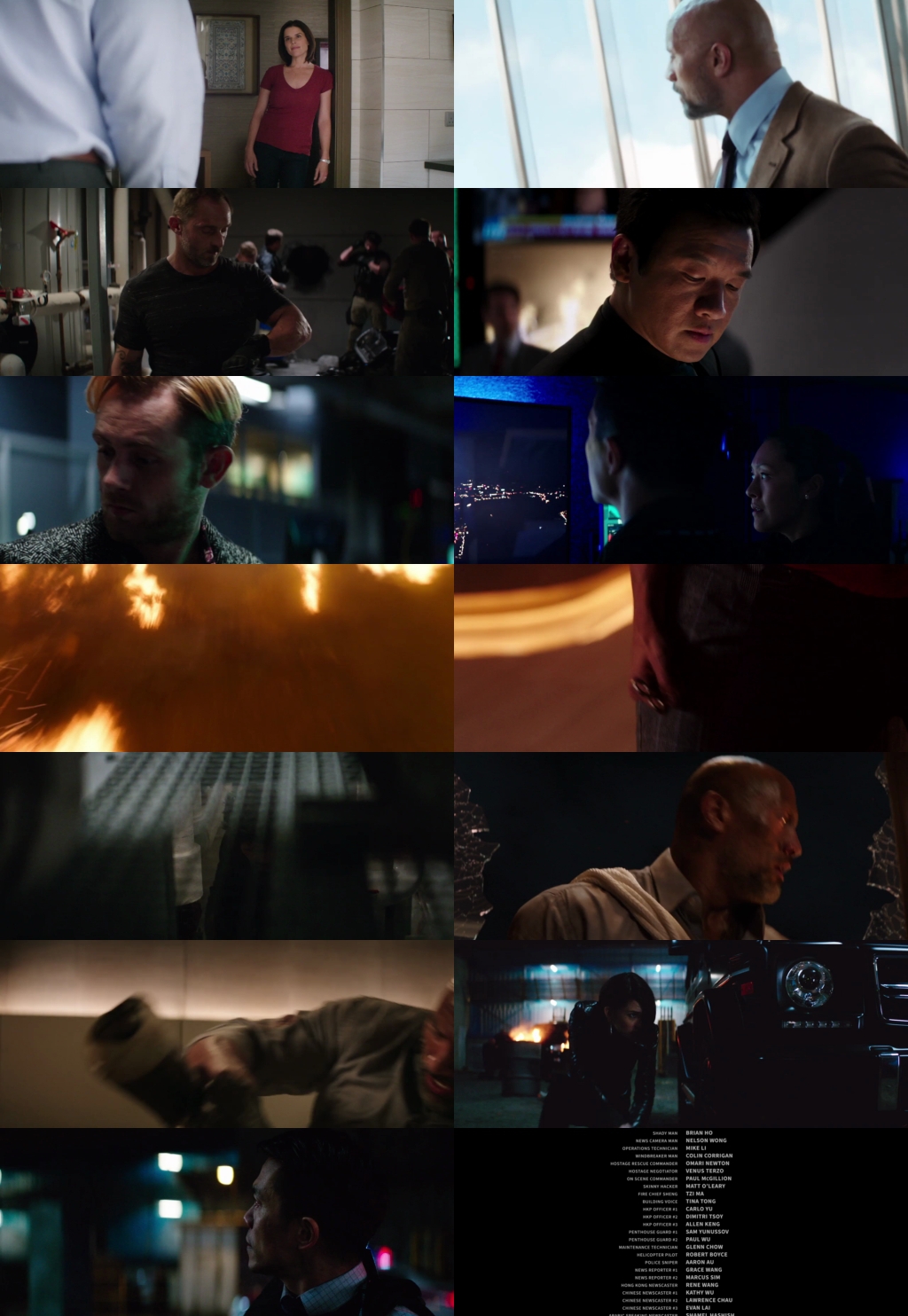 Skyscraper (2018) 1080p | 720p | 480p BluRay [Hindi (हिन्दी) + English] DD5.1 ESub Screenshots