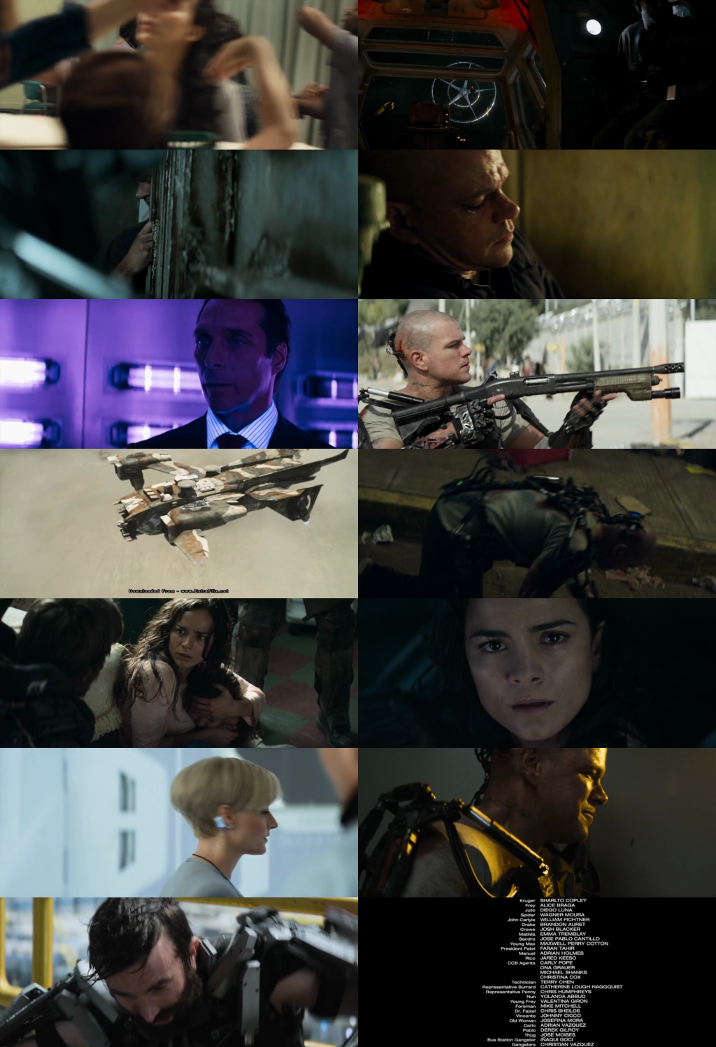 Elysium (2013) 1080p | 720p | 480p BluRay [Hindi (हिन्दी) + English] DD5.1 ESub Screenshots