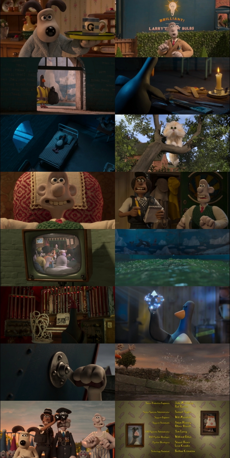 Wallace and Gromit Vengeance Most Fowl (2025) 1080p | 720p | 480p WEB-HDRip [Hindi (हिन्दी) + English] DD5.1 ESub Screenshots