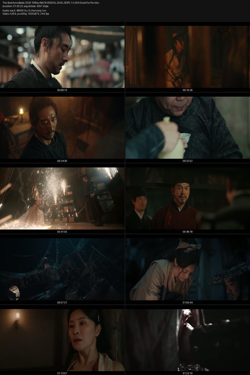 The Butcher’s Blade (2026) [Hindi-Chinese] 1080p 720p 480p Amazon WEB-DL ESub Screenshots