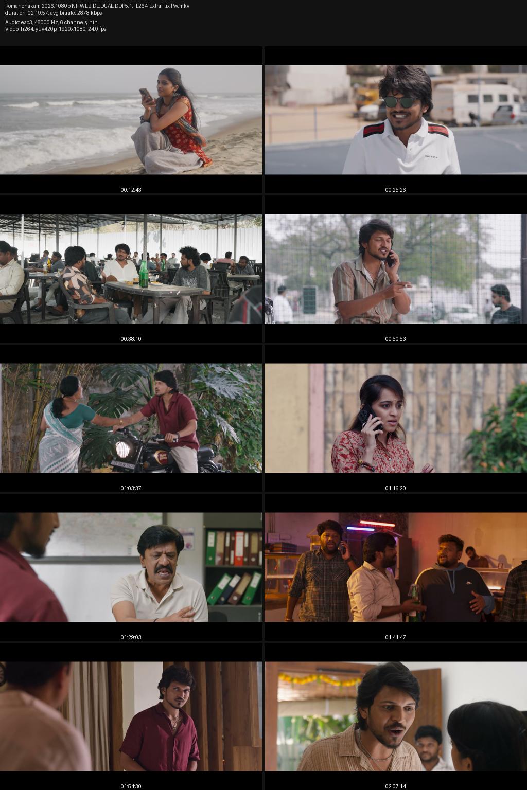 Romanchakam (2026) [Hindi-Telugu] 4K 2160p 1080p 720p 480p Netflix WEB-DL ESub Screenshots