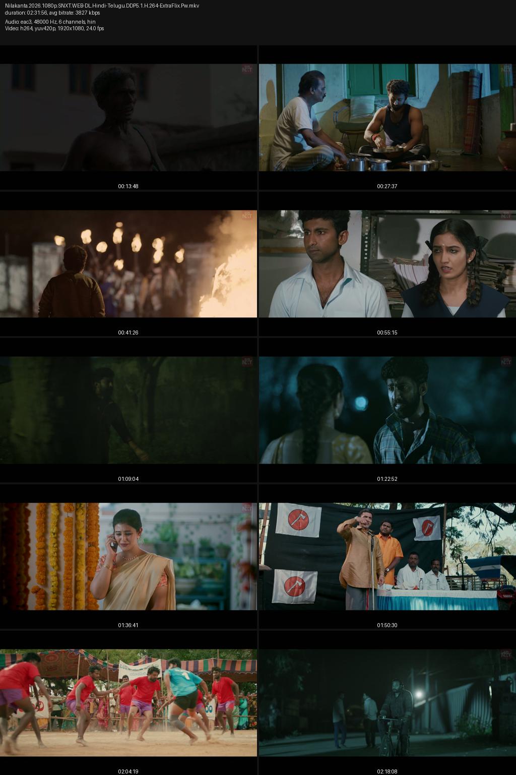 Nilakanta (2026) [Hindi-Telugu] 4K 2160p 1080p 720p 360p SunNXT WEB-DL ESub Screenshots