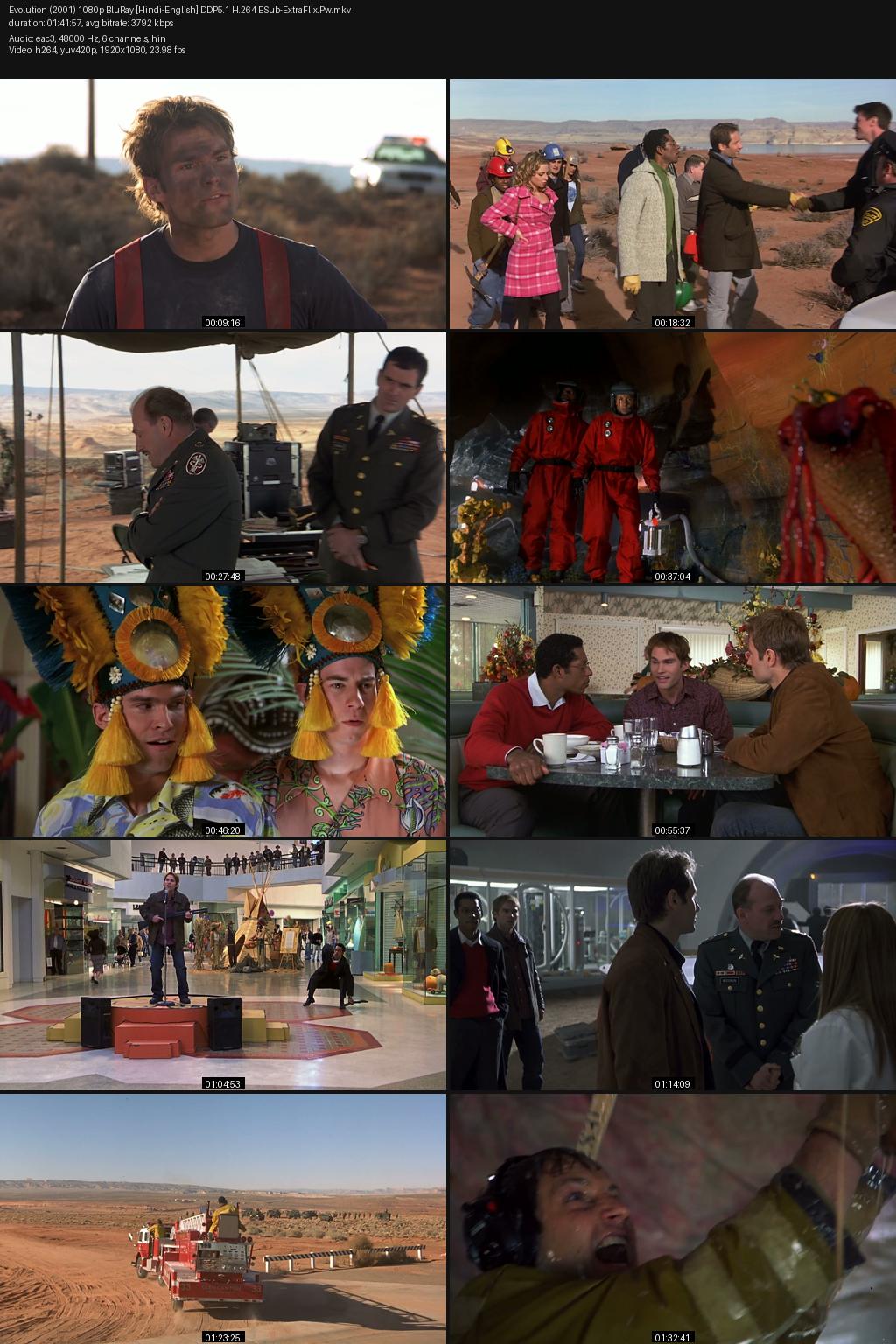 Evolution (2001) [Hindi-English] 1080p 720p 480p BluRay ESubs Screenshots