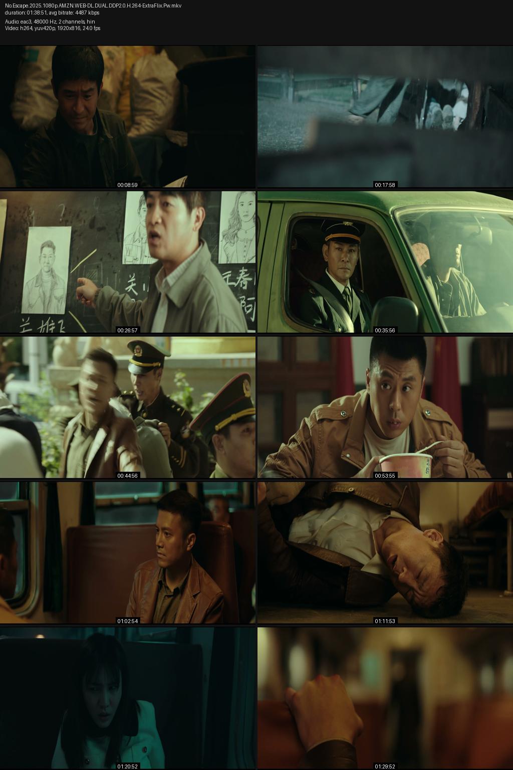 No Escape (2025) [Hindi-Chinese] 1080p 720p 480p Amazon WEB-DL ESub Screenshots