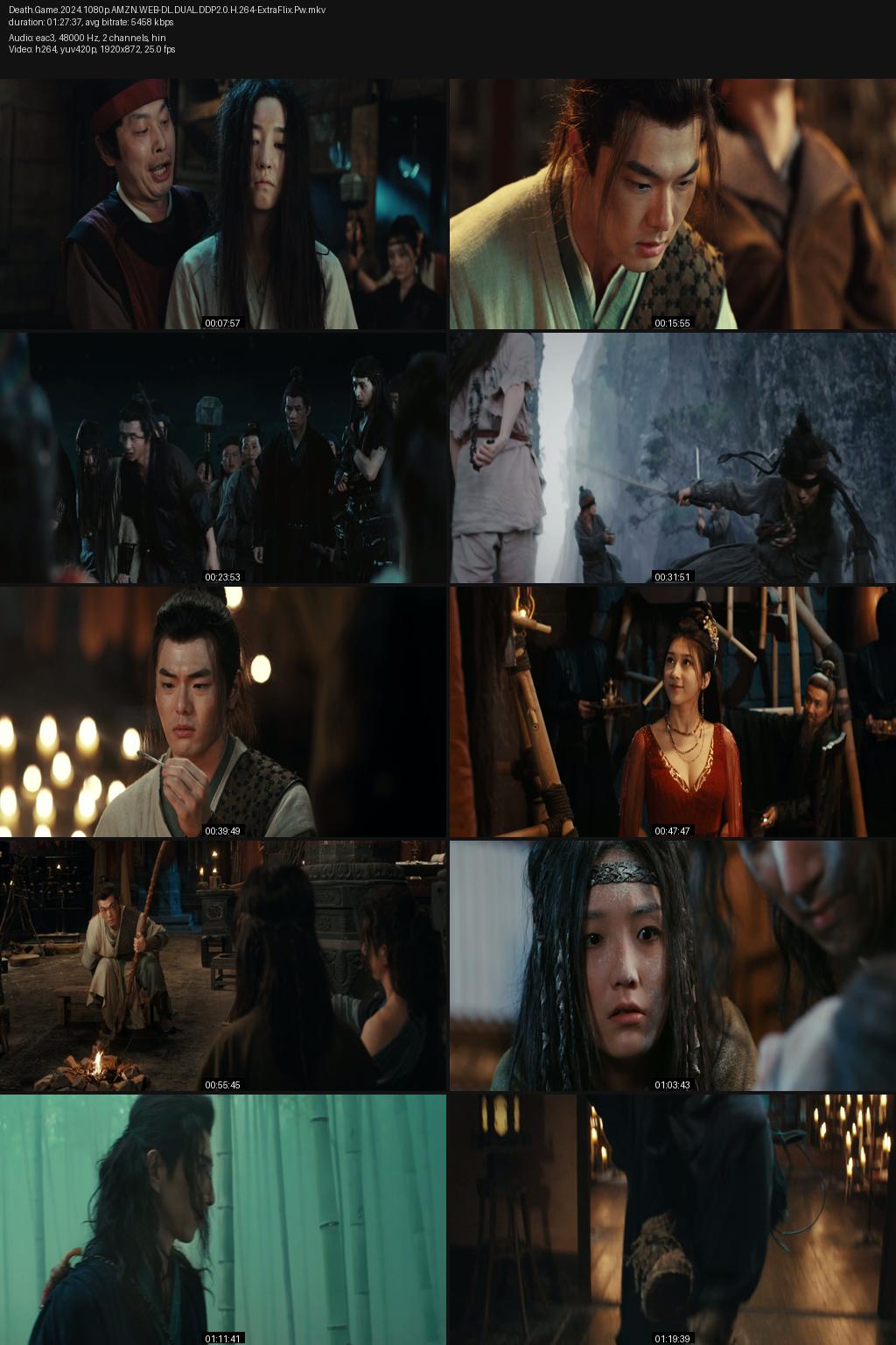 The Death Game (2024) [Hindi-Chinese] 1080p 720p 480p Amazon WEB-DL ESub Screenshots