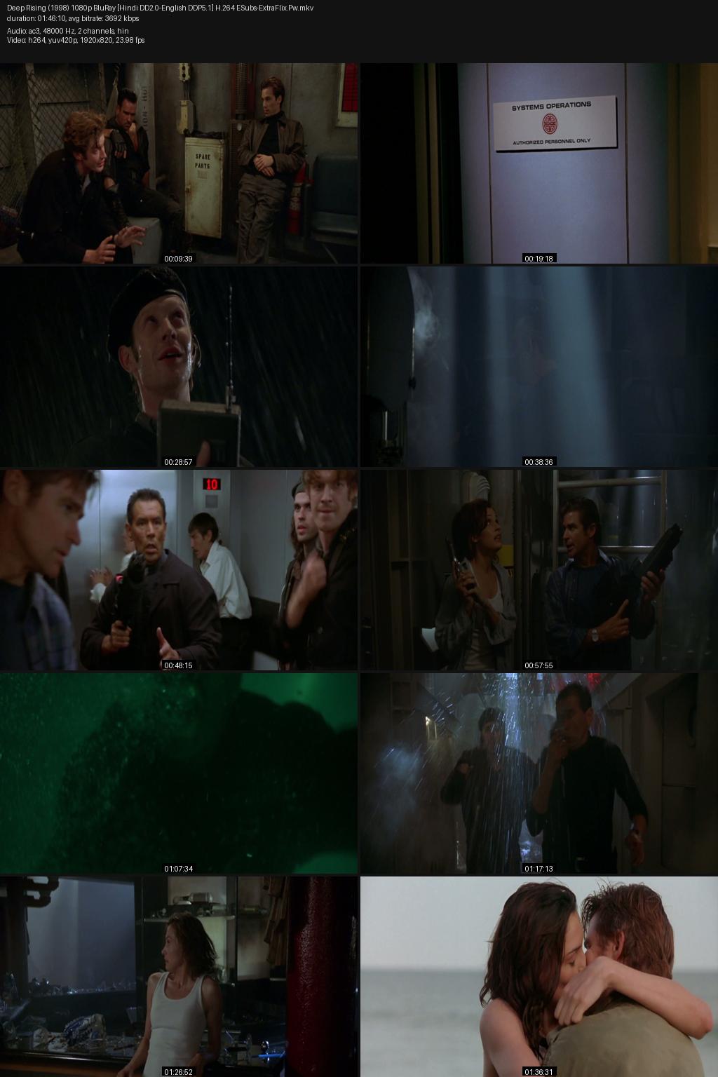 Deep Rising (1998) [Hindi-English] 1080p 720p 480p BluRay ESubs Screenshots