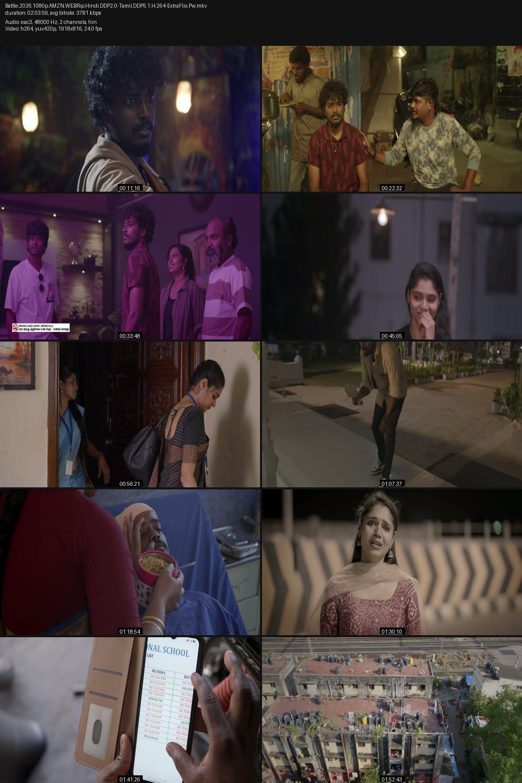 Battle (2026) [Hindi-Tamil] 4K 2160p 1080p 720p 480p Amazon WEBRip ESub Screenshots