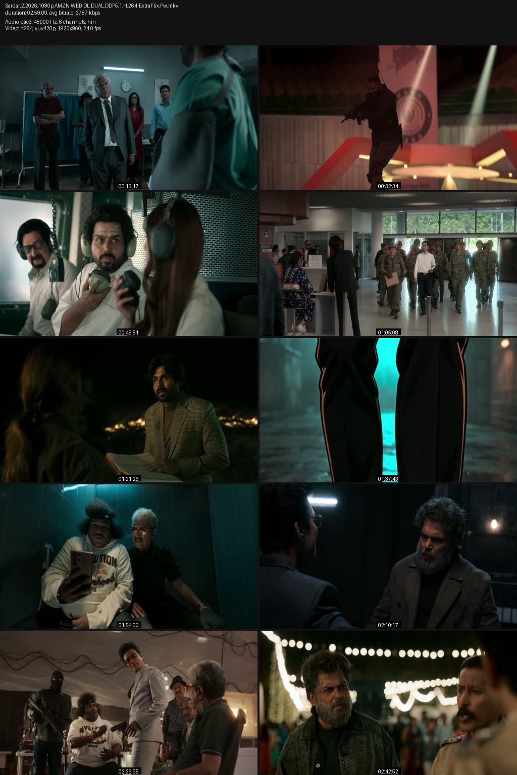Sardar 2 (2026) [Hindi-Tamil] 4K 2160p 1080p 720p 480p Amazon WEB-DL ESub Screenshots