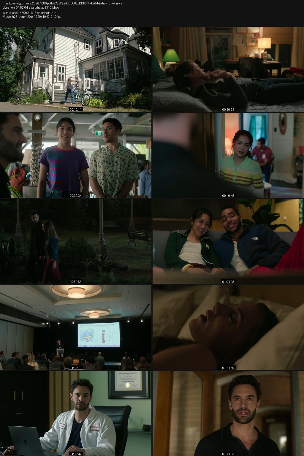 The Love Hypothesis (2026) [Hindi-English] 4K 2160p 1080p 720p 480p Amazon WEB-DL ESub Screenshots