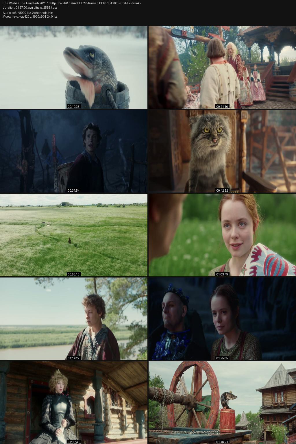The Wish of the Fairy Fish (2023) [Hindi-Russian] 1080p 720p 480p iTunes WEBRip ESub Screenshots