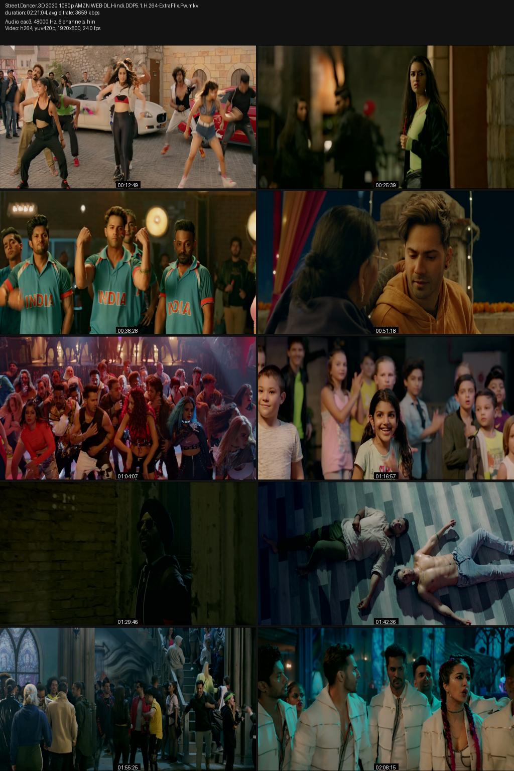 Street Dancer 3D (2020) [Hindi] 1080p 720p 480p Amazon WEB-DL ESub Screenshots