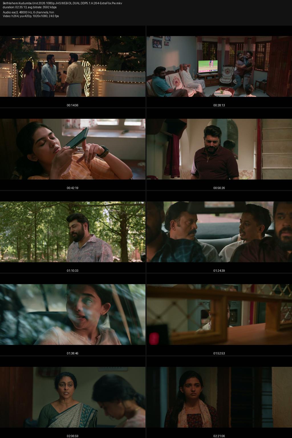 Bethlehem Kudumba Unit (2026) [Hindi-Malayalam] 4K 2160p 1080p 720p 480p JioHotstar WEB-DL ESub Screenshots