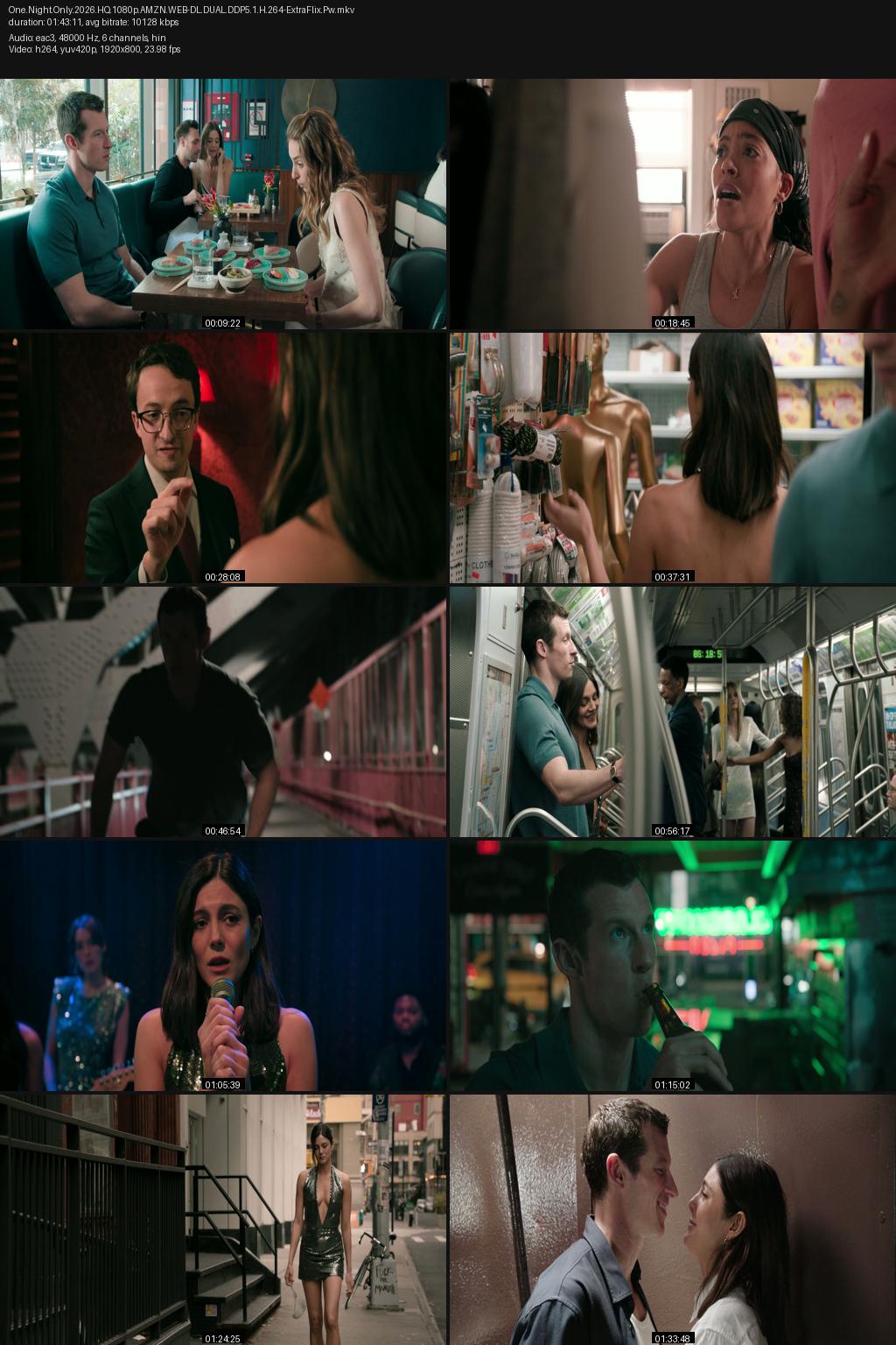 One Night Only (2026) [Hindi-English] 1080p 720p 480p Amazon WEBRip ESubs Screenshots