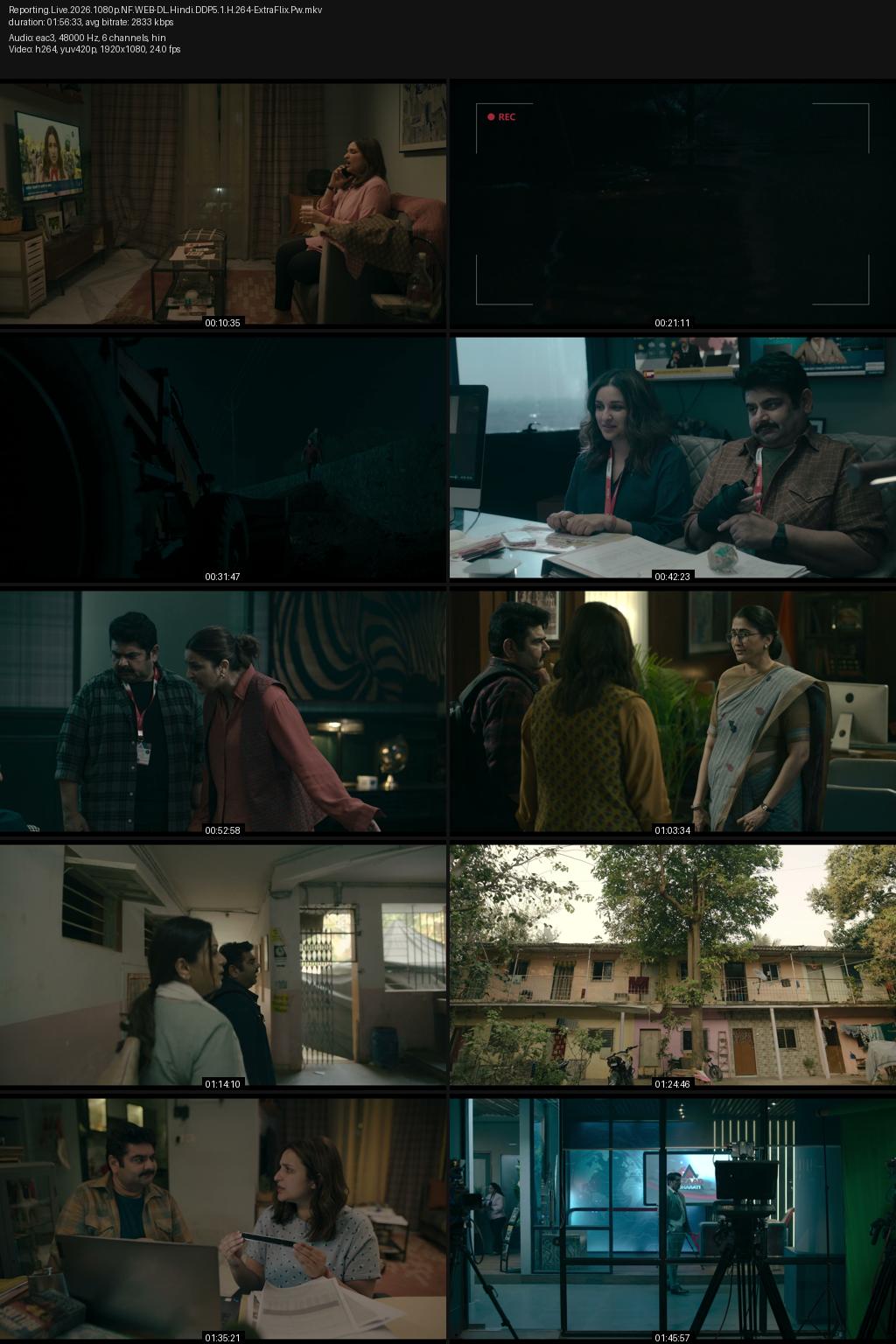 Reporting Live (2026) [Hindi] 4K 2160p 1080p 720p 540p Netflix WEB-DL ESubs Screenshots