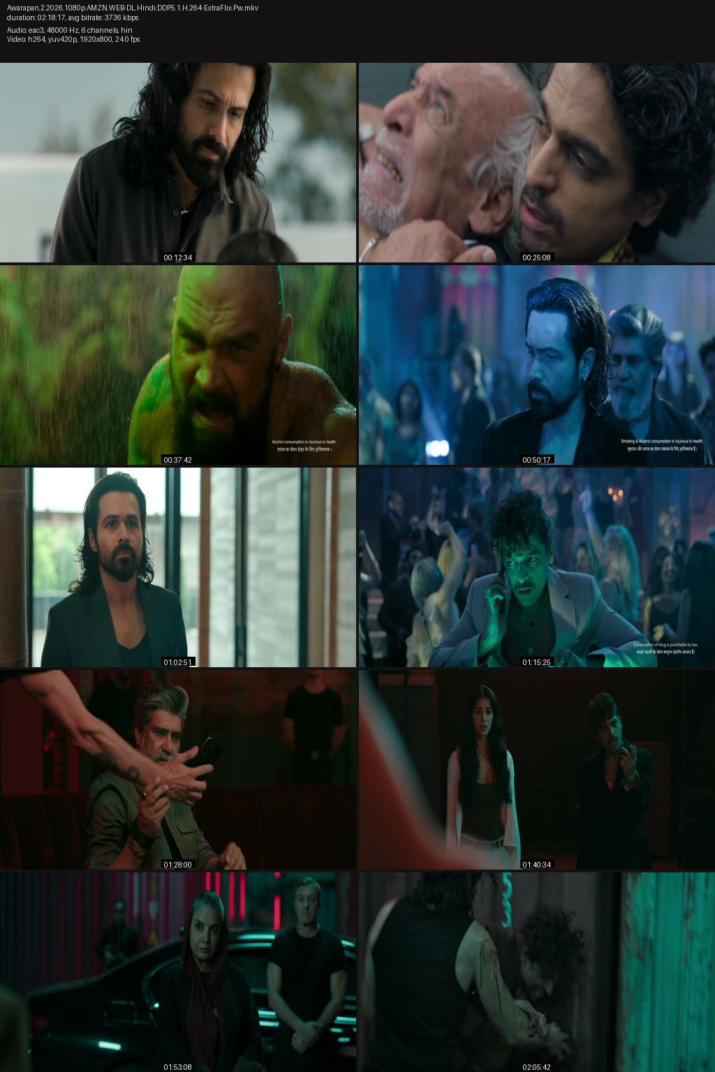 Awarapan 2 (2026) [Hindi] 1080p 720p 480p Amazon WEB-DL ESub Screenshots