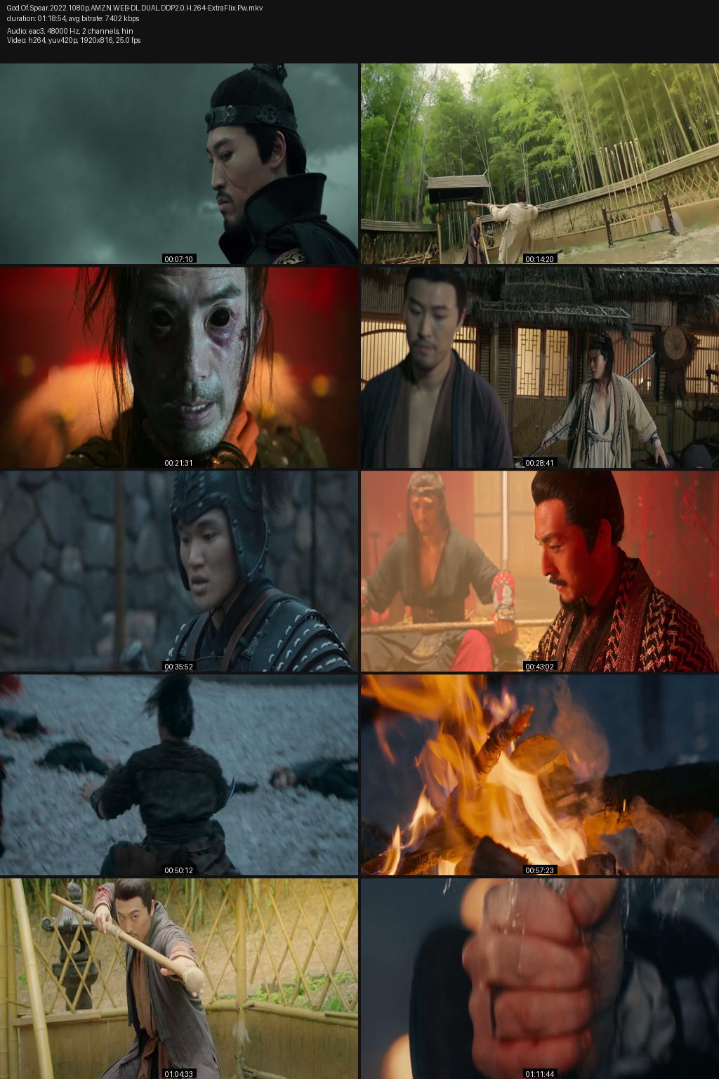 God of Spear (2022) [Hindi-Chinese] 1080p 720p 480p Amazon WEB-DL ESub Screenshots