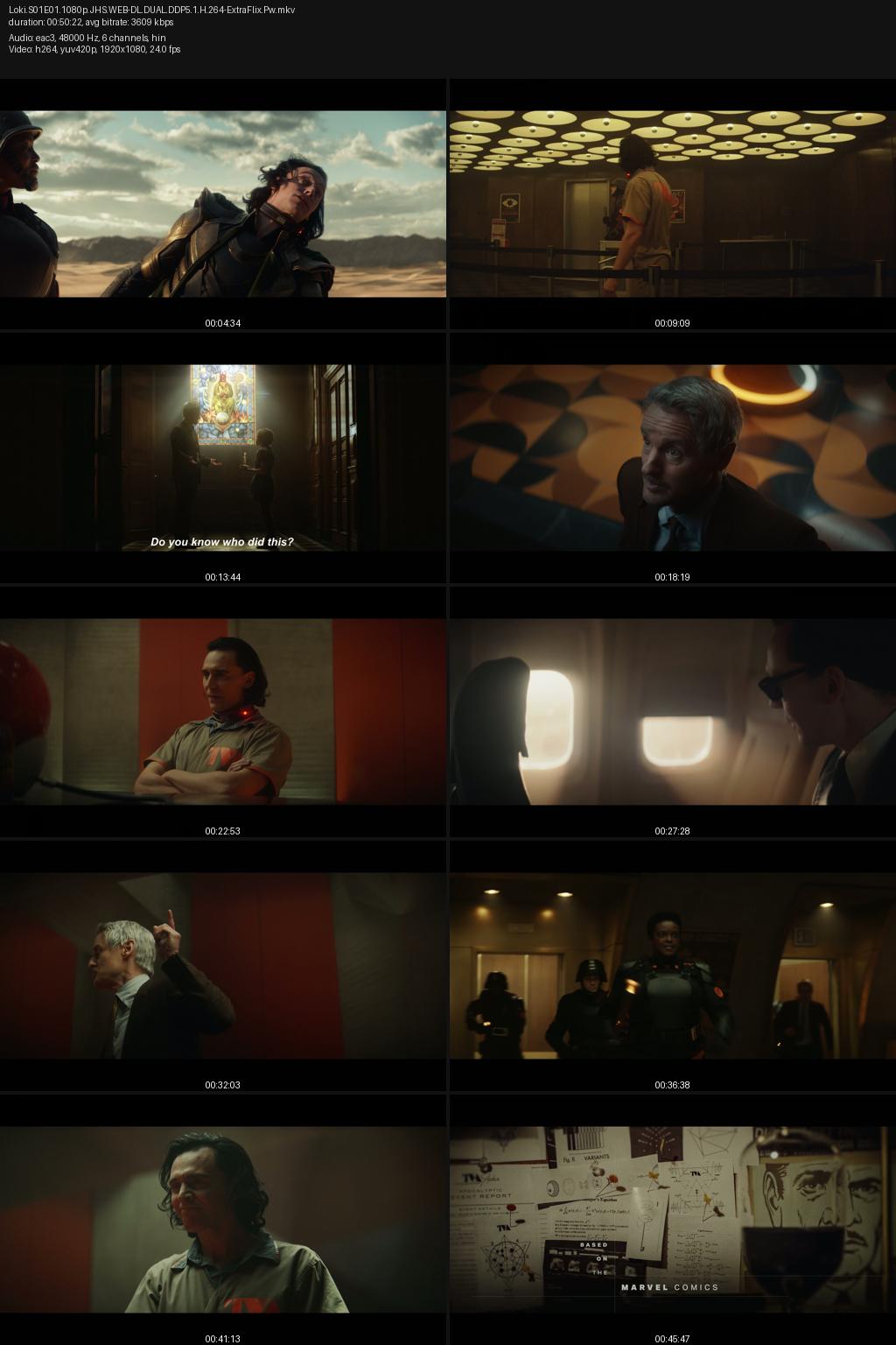 Loki Season 1 (2021) [Hindi-English] 4K 2160p 1080p 720p 480p JioHotstar WEB-DL ESub Screenshots